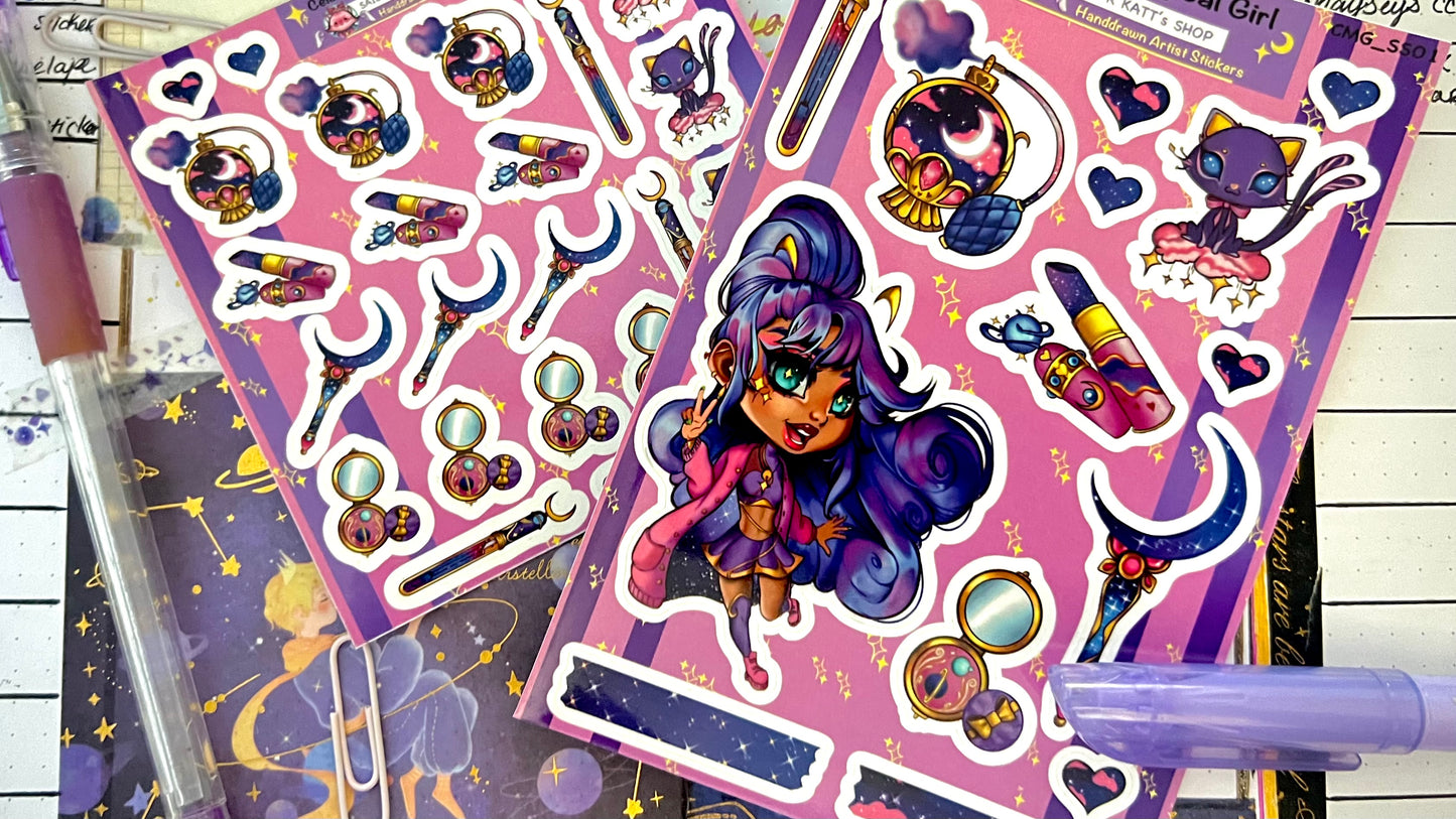 Sailor Katt Vinyl Character Sticker Sheet